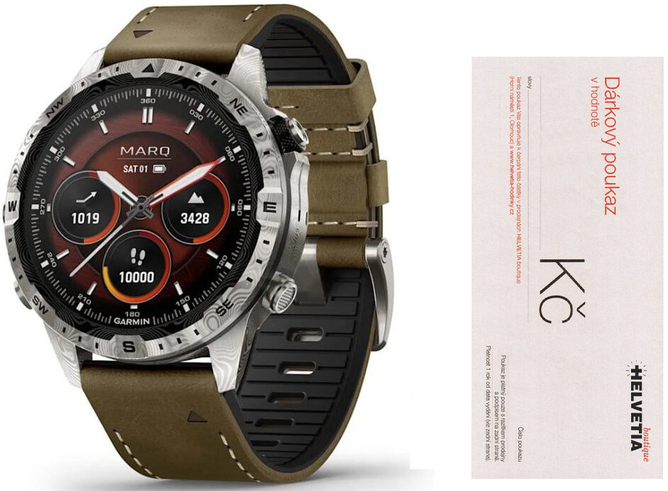 Garmin MARQ 2 Adventurer Damascus Steel 010-03393-31 na Heureka.cz