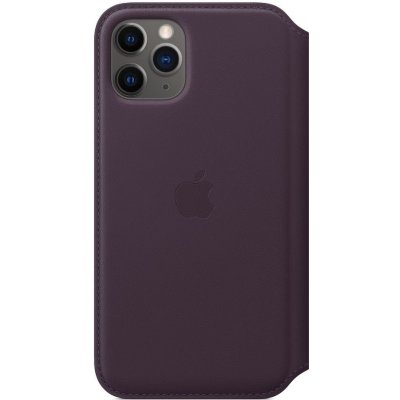 Apple iPhone 11 Pro Leather Folio Aubergine MX072ZM/A – Hledejceny.cz