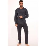 Cornette pánské pyžamo 138/57 bavlna tmavě šedá – Hledejceny.cz