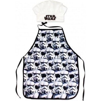 Javoli zástěra s kuchařskou čepicí Star Wars Hvězdné války motiv Stormtropeři