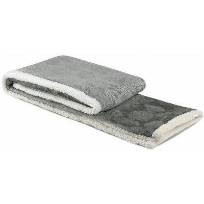 Vlnka Mikroplyšová deka s 3D vzorkem šedá 140x200 – Hledejceny.cz