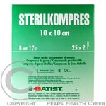 Batist gáza kompr.ster. 10 x 10cm-25 x 2 ks – Hledejceny.cz