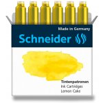 Schneider Inkoustové bombičky Schneider 6 ks žluté 6612 – Zboží Živě