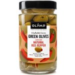 Olymp Zelené olivy s papričkou 320 g – Zboží Dáma