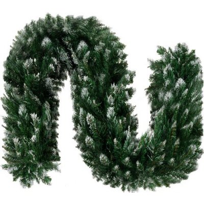 ISO TRADE Bohatá vánoční girlanda HQ 2,7m zasněžené jehličí – Zboží Dáma