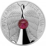 Česká mincovna Stříbrná mince Crystal Coin Anděl proof 1 oz – Zboží Dáma