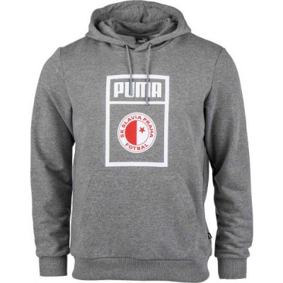 Puma SLAVIA PRAGUE graphic HODDEE mikina šedá – Hledejceny.cz
