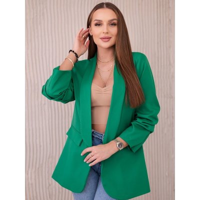 Dámské zelené sako 9709 – Zboží Dáma