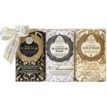 Nesti Dante mýdla Luxury Gold Platinum Black 3 x 250 g – Zboží Dáma