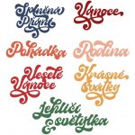 Papero amo ♥ Sada vyřezávacích šablon Splněná přání České nápisy a fráze – Zboží Dáma