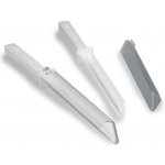 Špachtle LaboPlast PS bílé, bez pouzdra, hloubka 150 mm, balené jednotlivě, balení à 10 kusů – Hledejceny.cz