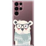 Pouzdro iSaprio - Bear with Scarf - Samsung Galaxy S22 Ultra 5G – Hledejceny.cz