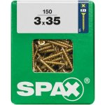 Spax Uni vrut zápust.hlava PZ/Z1, S-CUT plný závit, Yellox, 3 x 35 mm, 150 ks – Hledejceny.cz