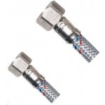 AQUALINE Flexibilní nerezová hadice FxF 3/8'x1/2', 50cm (33255) – Sleviste.cz