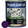 Lak na dřevo Hornbach PU akrylátový na vodní bázi 0,75 l fialová violet hedvábný lesk