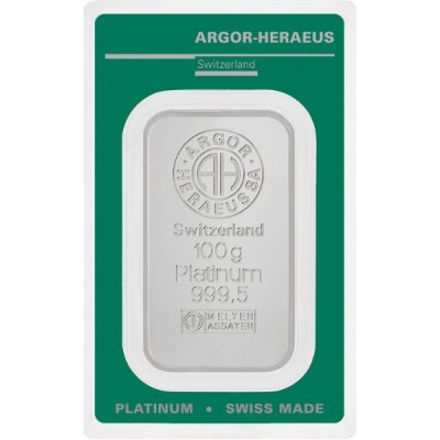 Argor-Heraus SA platinový slitek 100 g – Hledejceny.cz
