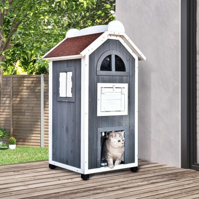 PawHut Domek 59 x 55 x 109 cm – Zbozi.Blesk.cz