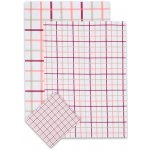 Sleep-well Tradiční káro 50x70 cm 3 ks oranžové – Zboží Mobilmania