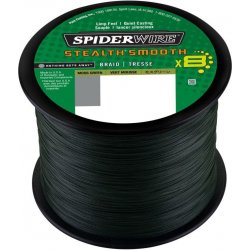 Spiderwire šňůra Stealth Smooth 8 Zelená 1m 0,33mm 38,1kg