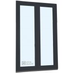 KÖMMERLING balkonové dveře 70 AD O+OS klapačka levé antracit/bílá 120 x 220 cm jednostranná klika + madýlko + PVC rám – Hledejceny.cz