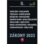 Zákony 2023 II/B - Občianske právo, Trestné právo - Poradca s.r.o. – Hledejceny.cz