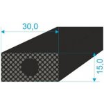 021530 Profilové těsnění 15x30 s dutinkou – Hledejceny.cz