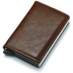 SALOM Bezpečnostní RFID peněženka a pouzdro na karty X-9 Barvy: Tmavě hnědá – Hledejceny.cz