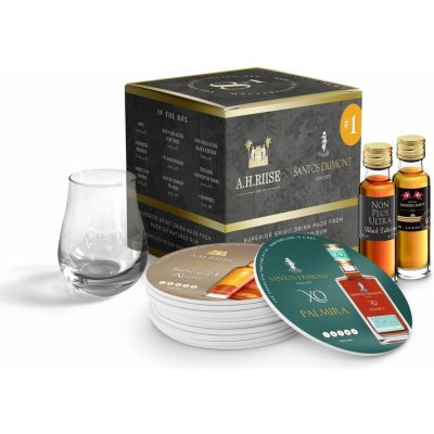 A.H. Riise Tasting Kit Albert Black 41,17% 9 x 0,02 l (kazeta)