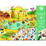 Djeco Sada s protlačovacími obrázky savana poušť a severní pól – Zboží Mobilmania