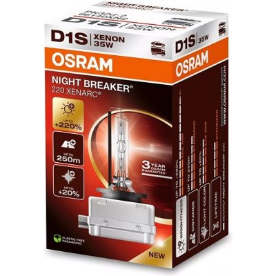 Osram xenon. výbojka 85V 35W D1S PK32d-2 Night Breaker Xenarc +220% | Zboží Auto