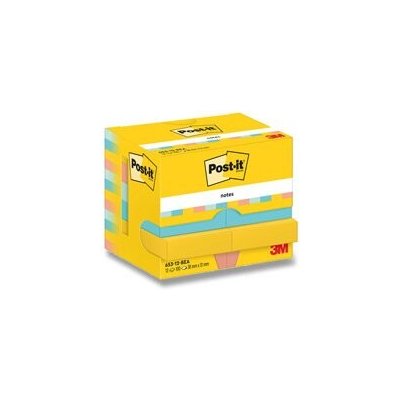 3M Post-it - silně lepicí bloček - 38 x 51 mm, 12 x 100 l., Beachside – Zboží Dáma
