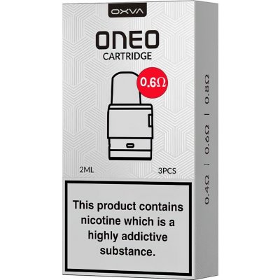 OXVA Oneo Pod Cartridge 0,6 Ohm 3 ks – Zboží Mobilmania