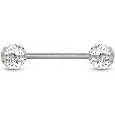 S4U Piercing do jazyka akrylát (čirá) PJ01148-C – Hledejceny.cz