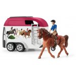 Schleich 42535 Dobrodružné auto s přívěsem a koněm – Sleviste.cz