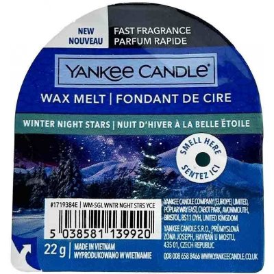 Yankee Candle Winter Night Stars Vosk do aromalampy 22 g – Zbozi.Blesk.cz