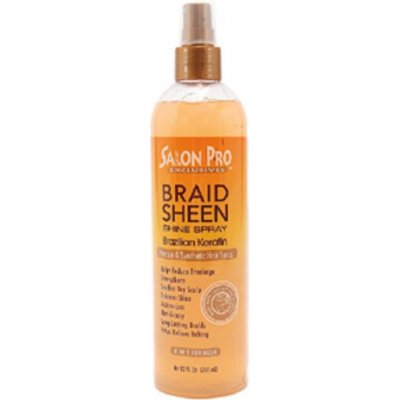 Salon Pro vyživující sprej na umělé a pravé vlasy s brazilským keratinem 355 ml – Hledejceny.cz