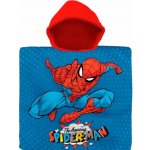EUROSWAN Pončo Spiderman s kapucí bavlna 60 x 120 cm – Hledejceny.cz