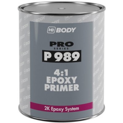 HB BODY EPOXY PRIMER 989, epoxidový základ, šedý, 1L – HobbyKompas.cz