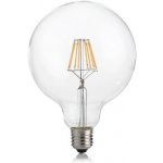 Ideal Lux 271590 LED žárovka Globe 1x8W E27 860lm 3000K čirá – Zboží Mobilmania