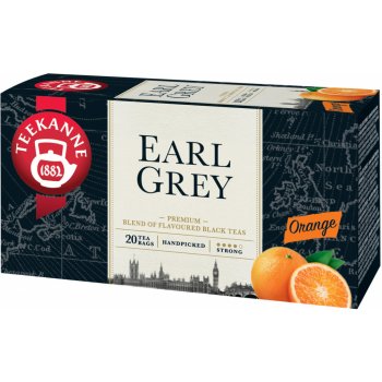 Teekanne Earl Grey Orange černý čaj aromatizovaný 20 sáčků 33 g