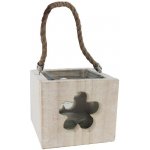 Dekorační svícen D5205 - 10.5 × 10.5 × 10 cm – Sleviste.cz