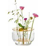 Váza IKEBANA 24 cm, zlatá, sklo, Fritz Hansen – Hledejceny.cz