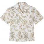 Mayoral chlapecká košile KR Listy bílá béžová – Zboží Dáma