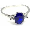 Prsteny Jan Kos jewellery Stříbrný prsten s modrým kamenem 32105063