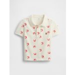 GAP Baby polo tričko Pique Bílá – Zboží Dáma
