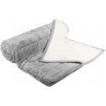 Sleep-well Deka z mikrovlákna OVEČKA prošev jednobarevná tmavě světle šedá 150x200 – Hledejceny.cz