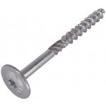 HPM TEC RAPI-TEC SK 8,0x100/50+R - stavební vrut do dřeva, polozávit, pozink, talířová hlava, TORX T40 – Hledejceny.cz