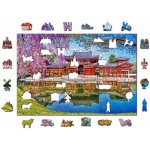 WOODEN CITY Dřevěné Chrám Byodo-in Kjóto Japonsko 2v1 EKO 505 dílků – Zboží Dáma