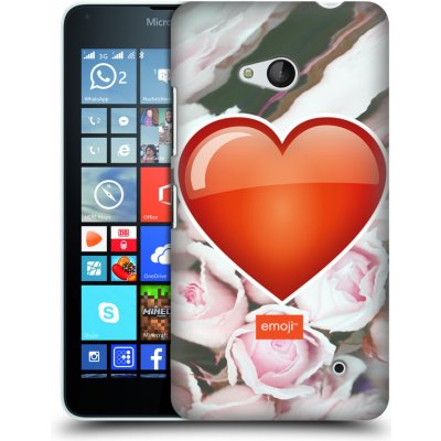 Pouzdro HEAD CASE Microsoft Lumia 640 / 640 DUAL SIM Emoji srdíčko – Zboží Mobilmania