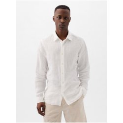 Gap pánská lněná košile bílá